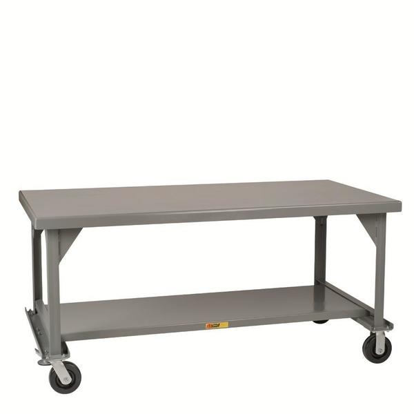 Little Giant Mobile Heavy-Duty Workbench, 3600 lbs., Floor Lock, Adjustable Height WW36606PHFLAH